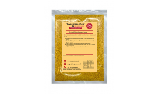 Cracked Yellow Mustard Seeds - 100g